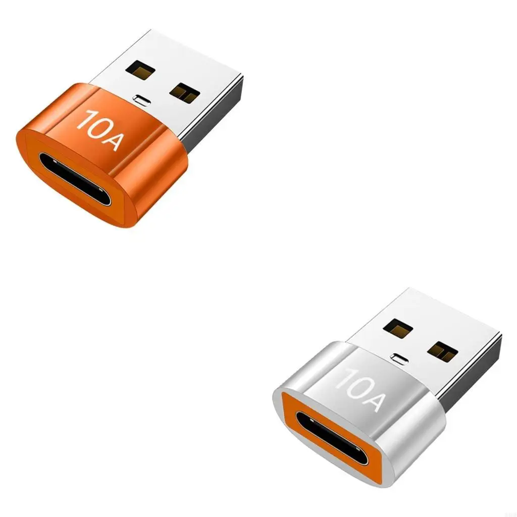 محول شحن USB إلى USB C لأجهزة الطاقة العالية 10A إخراج محولات USB 83CE #1