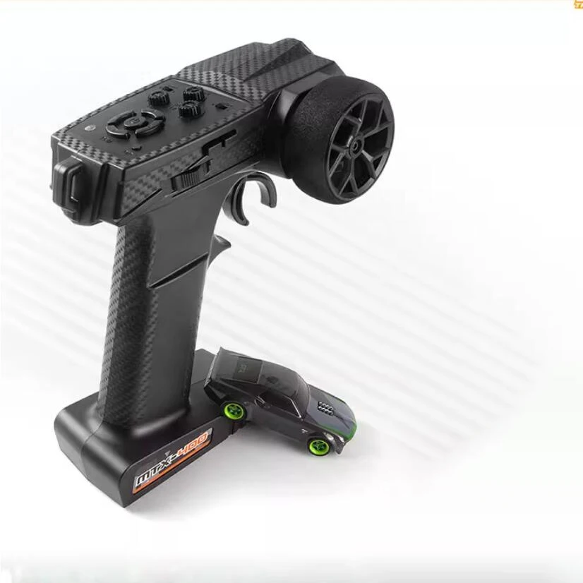 Hpi 1/64 1969 Ford Mustang Nano Drift Car Rc Car Simular Electric Flat Running Mini coche de Control remoto de escritorio