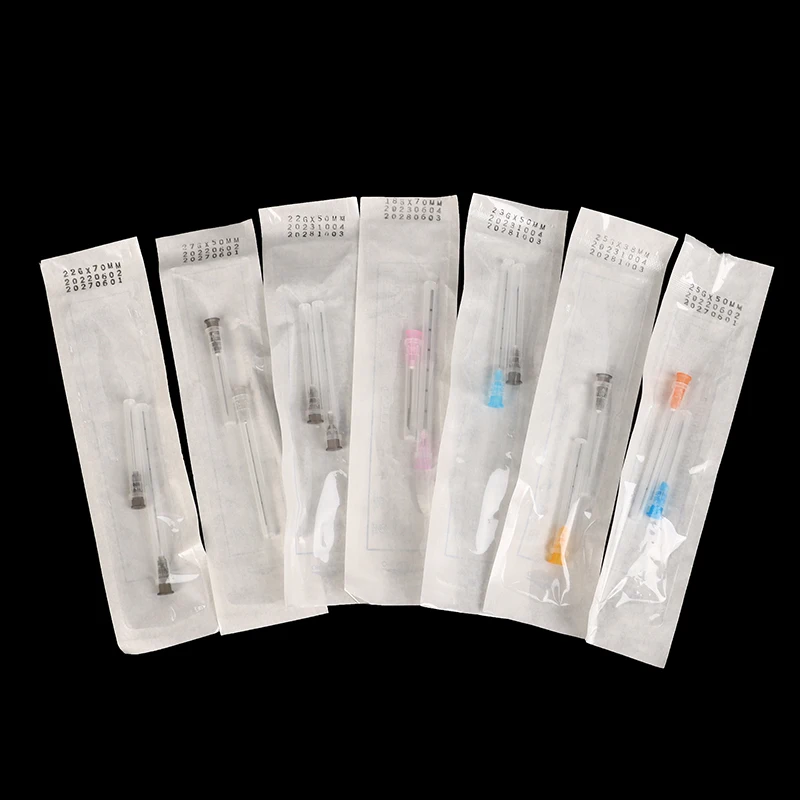 10 PCS Fine Micro Cannula 18G 20G 21G 22G 23G 25G 27G 30G Blunt Cannulas For Dermal Filler