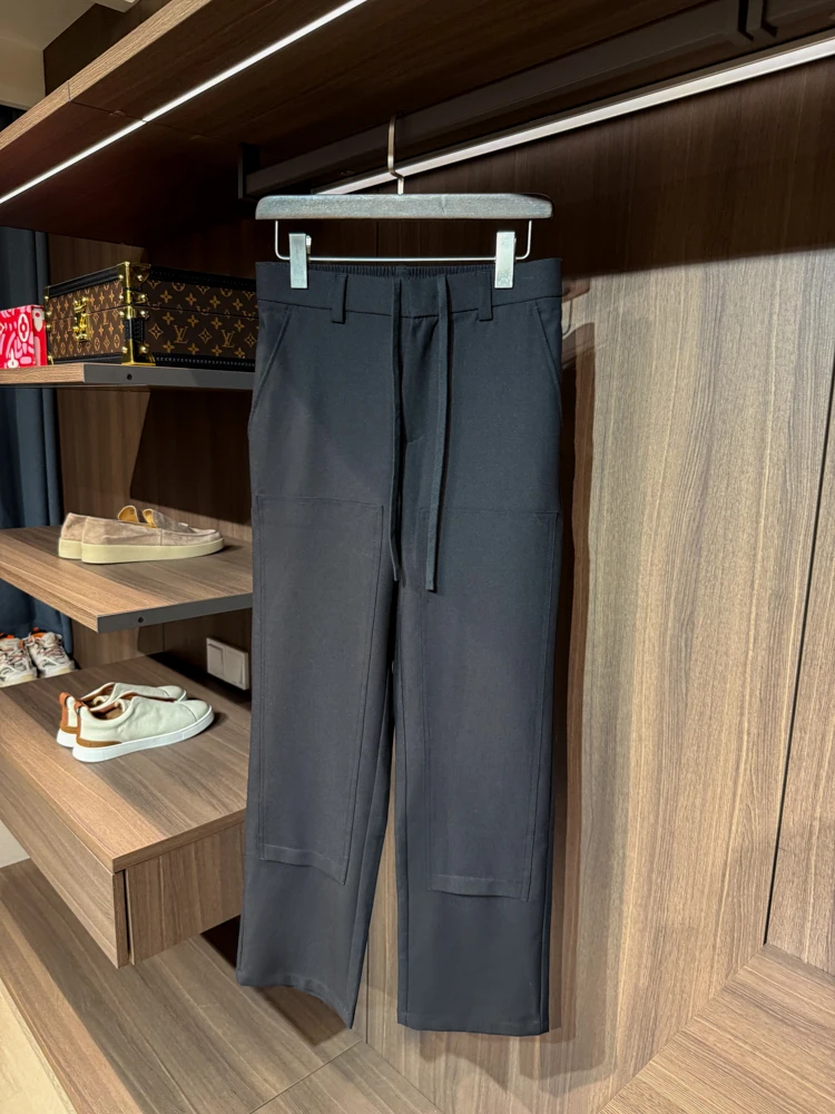 

Удобные мужские повседневные брюки прямого кроя, не мнущиеся, эластичные, качественные, для осени и зимы, мягкие, приятные к телу