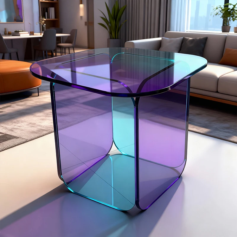 

xx-Direct Sale Easy To Clean Acrylic Coffee Table Durable Acrylic Living Room Furniture Creativity Acrylic Side Table*