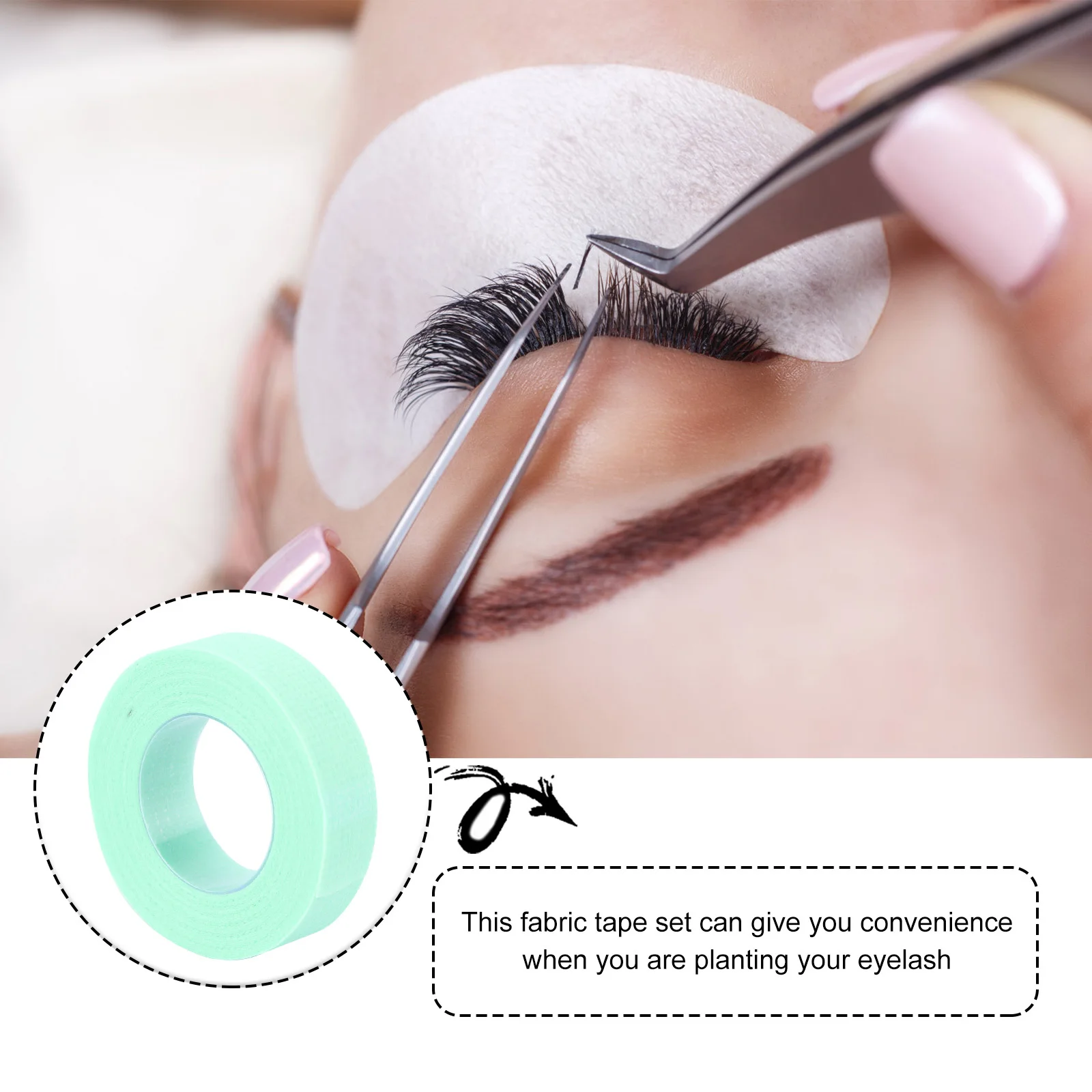 

Eyelash Isolation Tape 10 Rolls Strips Non Woven Adhesive Beauty Salon Supplies Extension Tools Eyelash Grafting Lower Lids