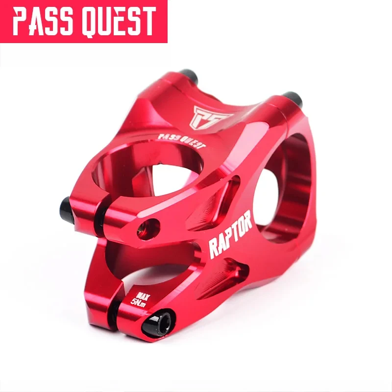 

Вынос PASS QUEST 31,8 мм MTB — вынос руля велосипеда из алюминиевого сплава для горного шоссейного велосипеда, AM, DH, эндуро, FR, DJ Cycling