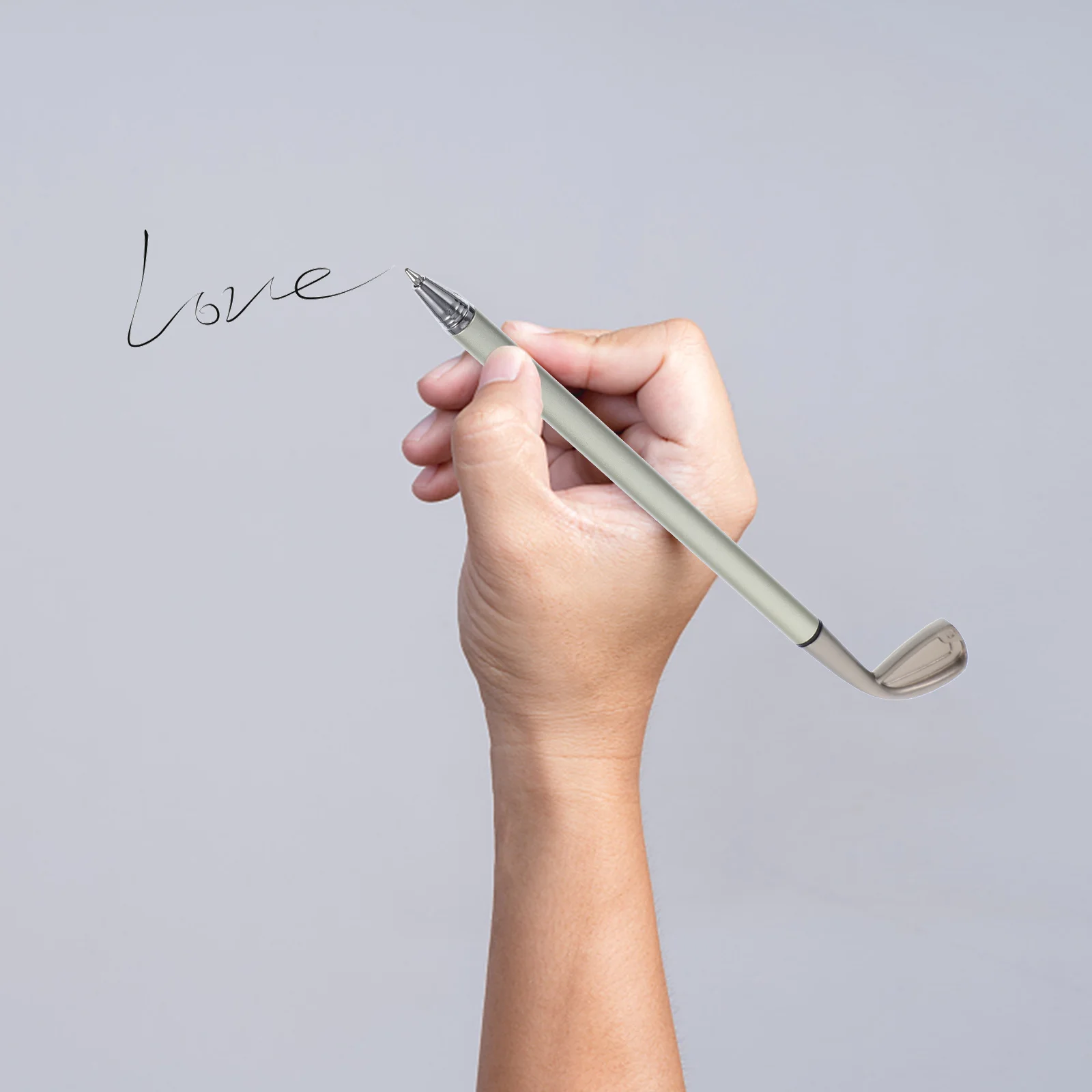 

Golf Ballpoint Pen Mini Brass Club Metal Writing Instrument Smooth Office Stationery Gift For Men Birthday Anniversary Valentine