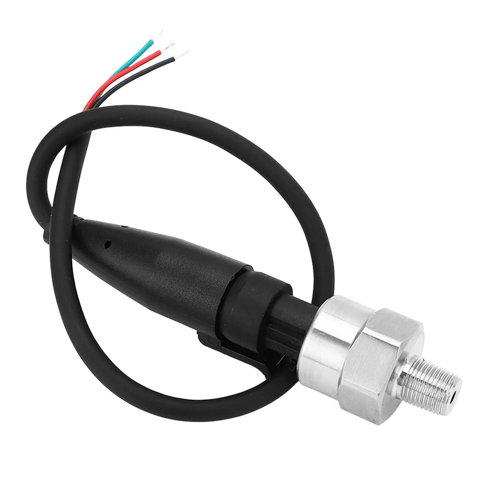 

Pressure Sensor Transducer 0-10Mpa Stainless Steel Wear Resistant Voltage Protection Lightweight for oil