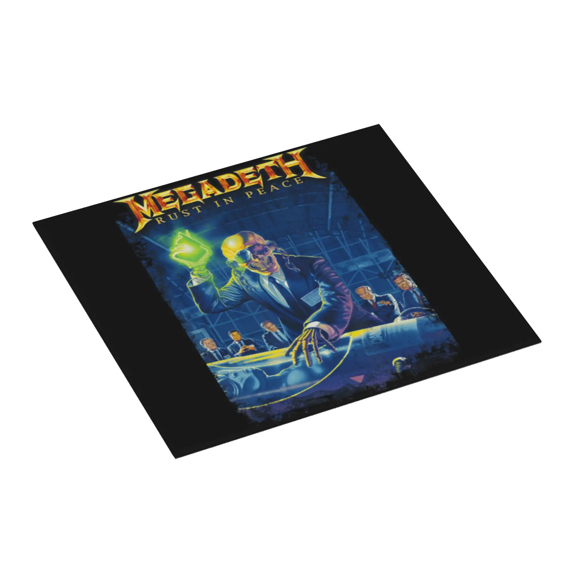 Megadeths Skull Heavy Metal Band Non Slip Kitchen Counter Protector Mat Barware Tableware Bathroom Drying Mat For Kitchen