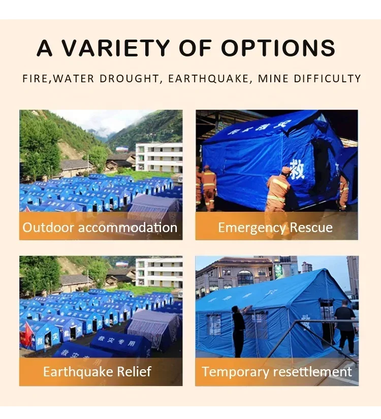Tenda Medis Tiup Besar untuk Penanganan Darurat di Luar Ruangan, Komando Lapangan, Bencana Kebakaran, Bantuan Banjir, Tenda Bantuan Darurat