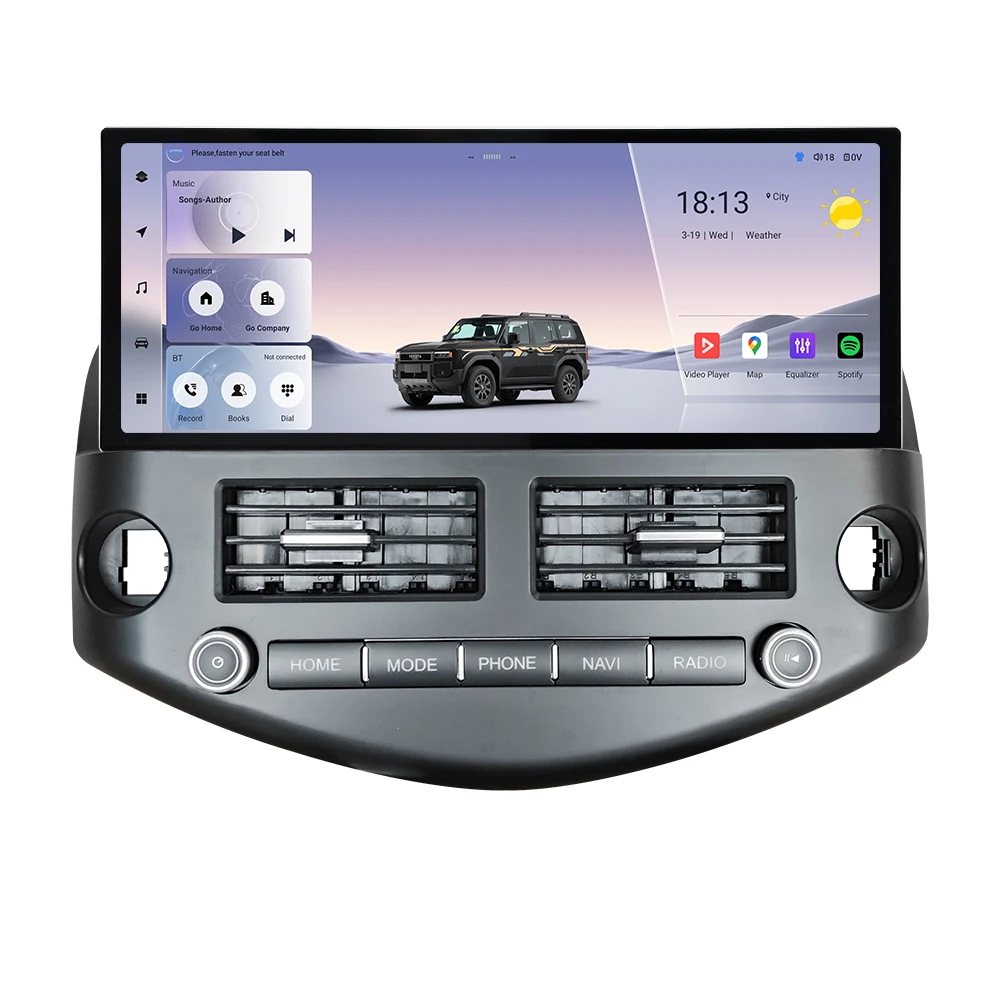 MS Ultra-narrow Border Car Multimedia System Car Player Auto Radio Video DVD Mp3 For TOYOTA RAV4 2007-2012