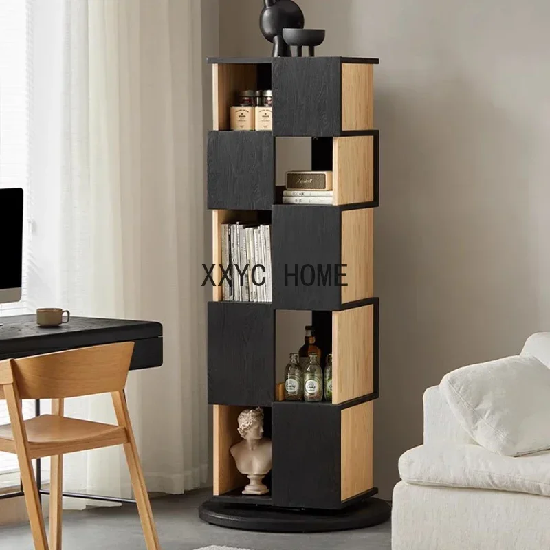 Luxury Creative Bookshelf Holder Stand Bedroom Industrial Organizer Storage Shelves Nook Estanterias Madera Modular Furniture