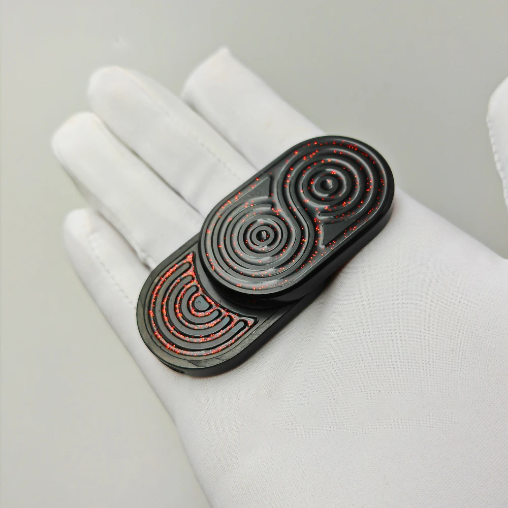 XueFuTu 3.0 gira esquerda e direita 360 °   Edc mecânico push slider adultos alívio do estresse brinquedo alívio do estresse gadgets ansiedade brinquedos