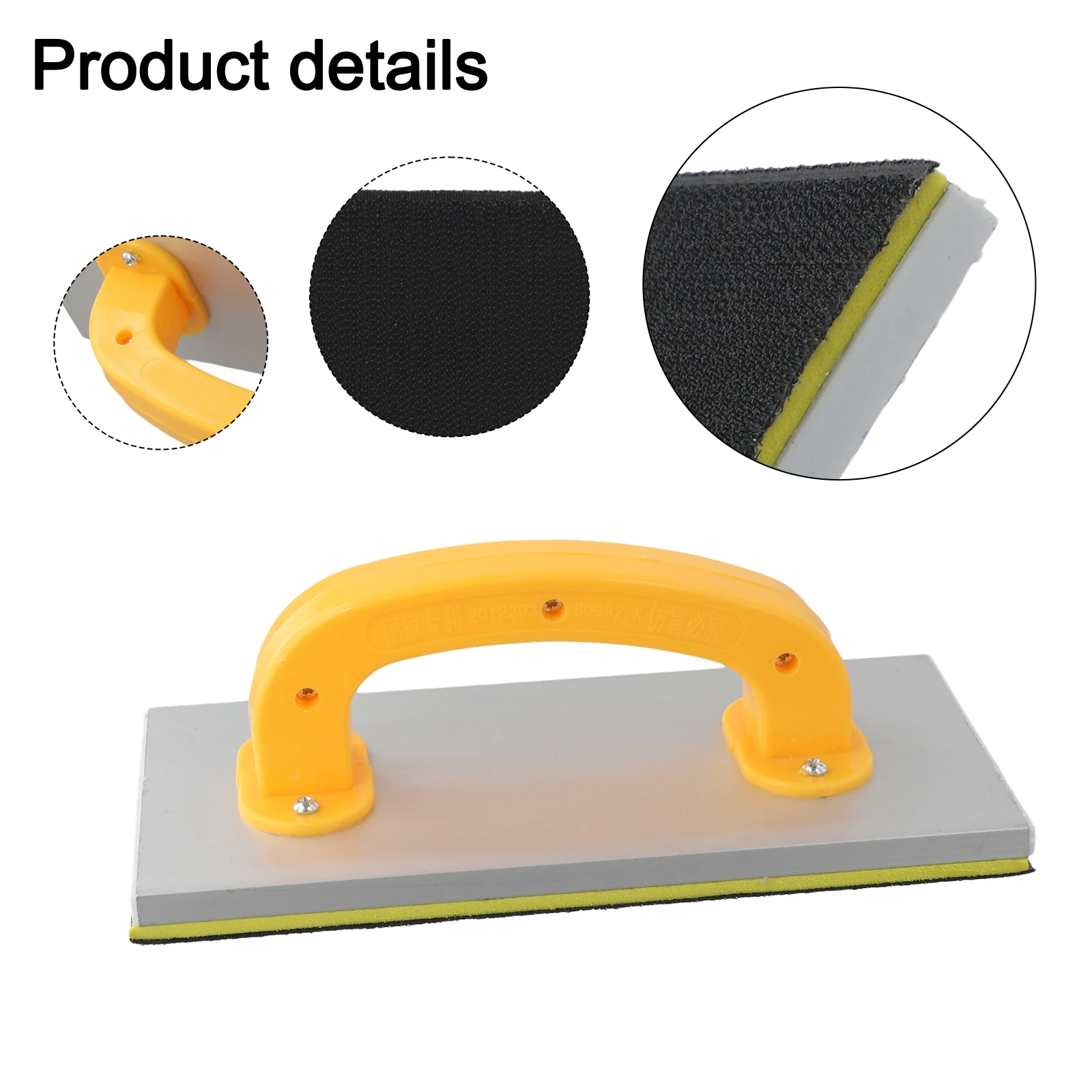 

DIY Projects As Picture Hand Grip Holder Handheld Sanding Frame Device Device Brand New Unused Easy Labor-saving