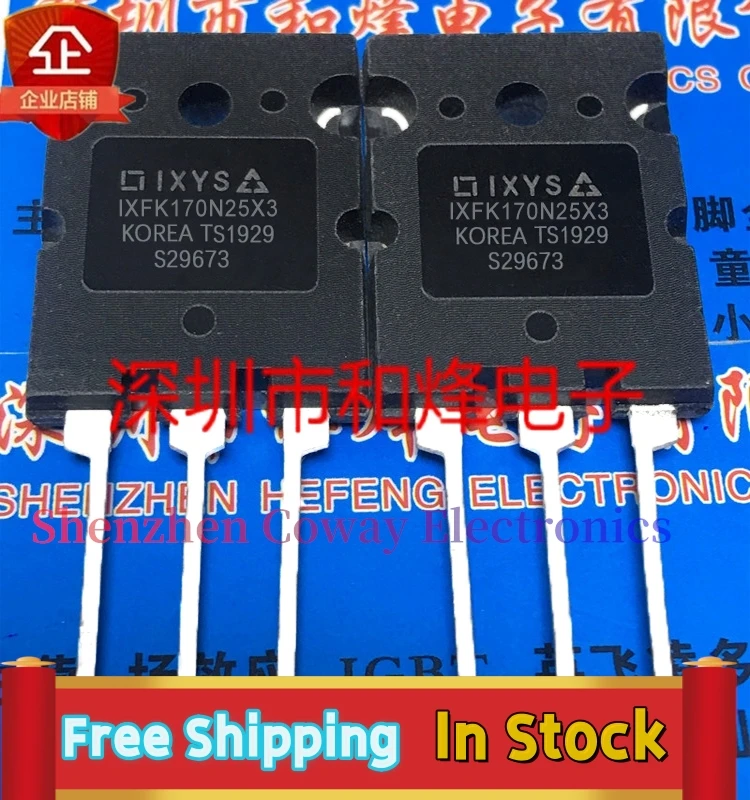 

10PCS-30PCS IXFK170N25X3 TO-264 MOS 250V 170A In Stock Fast Shipping