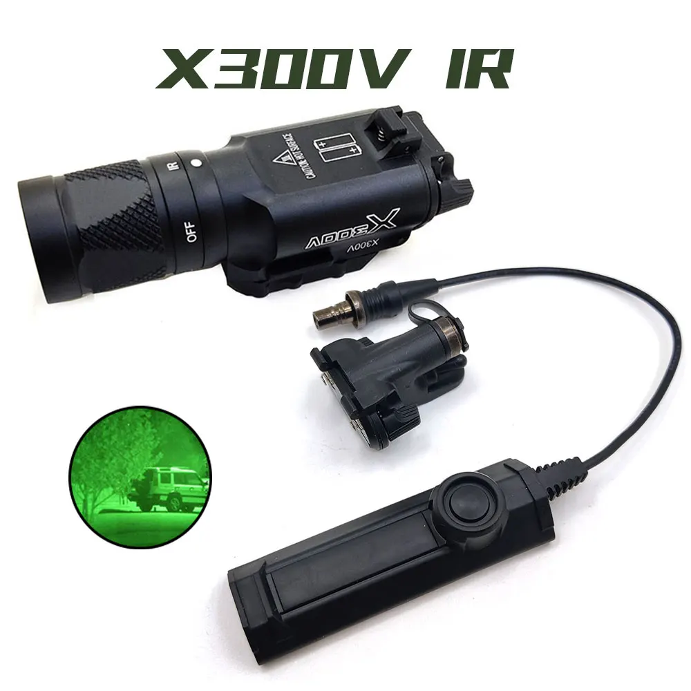 Taktische x300v ir Scout Licht Waffen licht ir Beleuchtung und LED weiße Jagd Lumen x300v Taschenlampe Waffen lichter ﻿