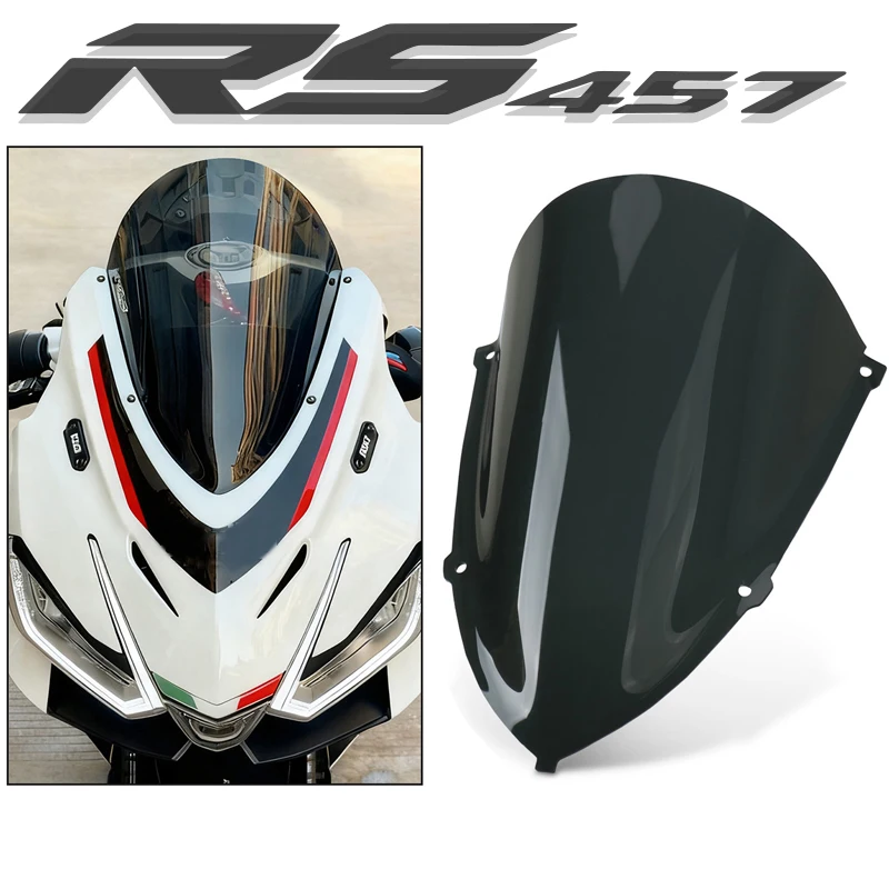 Déflecteurs de vent de carénage de pare-brise de moto adaptés pour RS457 RS 457 2024 2025 2026