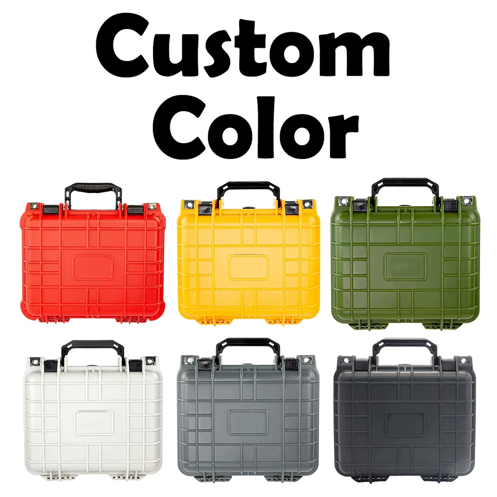 حافظة أدوات من البلاستيك الصلب PP مقاومة للصدمات وقابلة للتخصيص، صندوق تخزين للحماية ضد الغبار في الهواء الطلق
