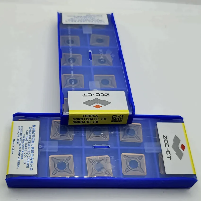 

SNMG120412-EM YBG205/SNMG120412-EM YBG202/SNMG120412-EM YBM253/SNMG120412-EM YBM153 ZCC.CT Твердосплавные пластины с ЧПУ Токарные пластины