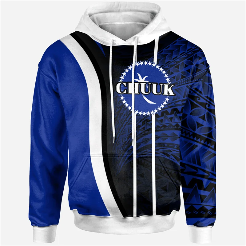 3D Printing Chuuk State Coat Of Arms Polynesian Tattoo Lapu Lapu Sun Tribal Hoodies For Men Kids Fashion Hooded Hoody Pullover