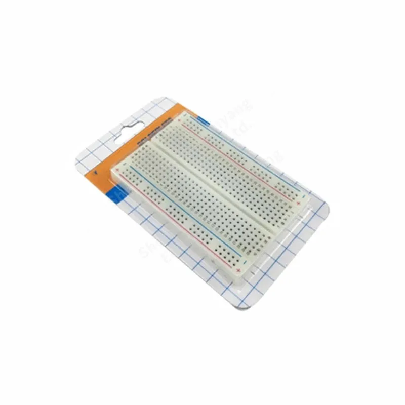 8.5x5.5cm 400 Cravate Points Solderless PCB Breadboard Mini Universal Test Protoboard DIY Bread Board pour Bus Test Circuit Board
