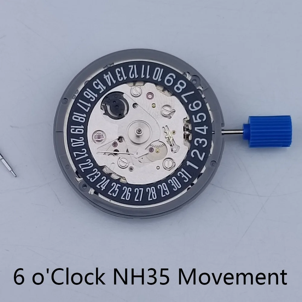 NH35 movement automatic mechanical movement white/black date wheel automatic winding high-precision 3/6 o\'clock calendar