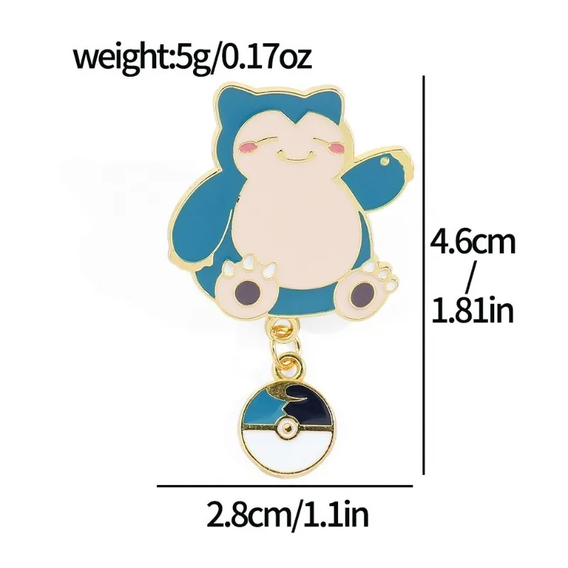 Broche en émail dur Pokémon Pikachu, renforcement SLaura, elfes, broche de dessin animé, insigne de revers de col de sac à dos, accessoires de bijoux de mode