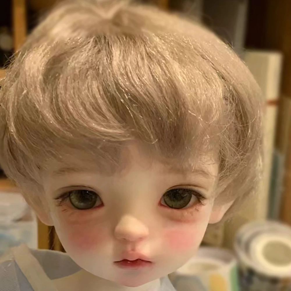 

Новая 1/4 голова куклы BJD без макияжа, смоляная голова куклы для девочек без макияжа, аксессуары для кукол, игрушки DIY BJD