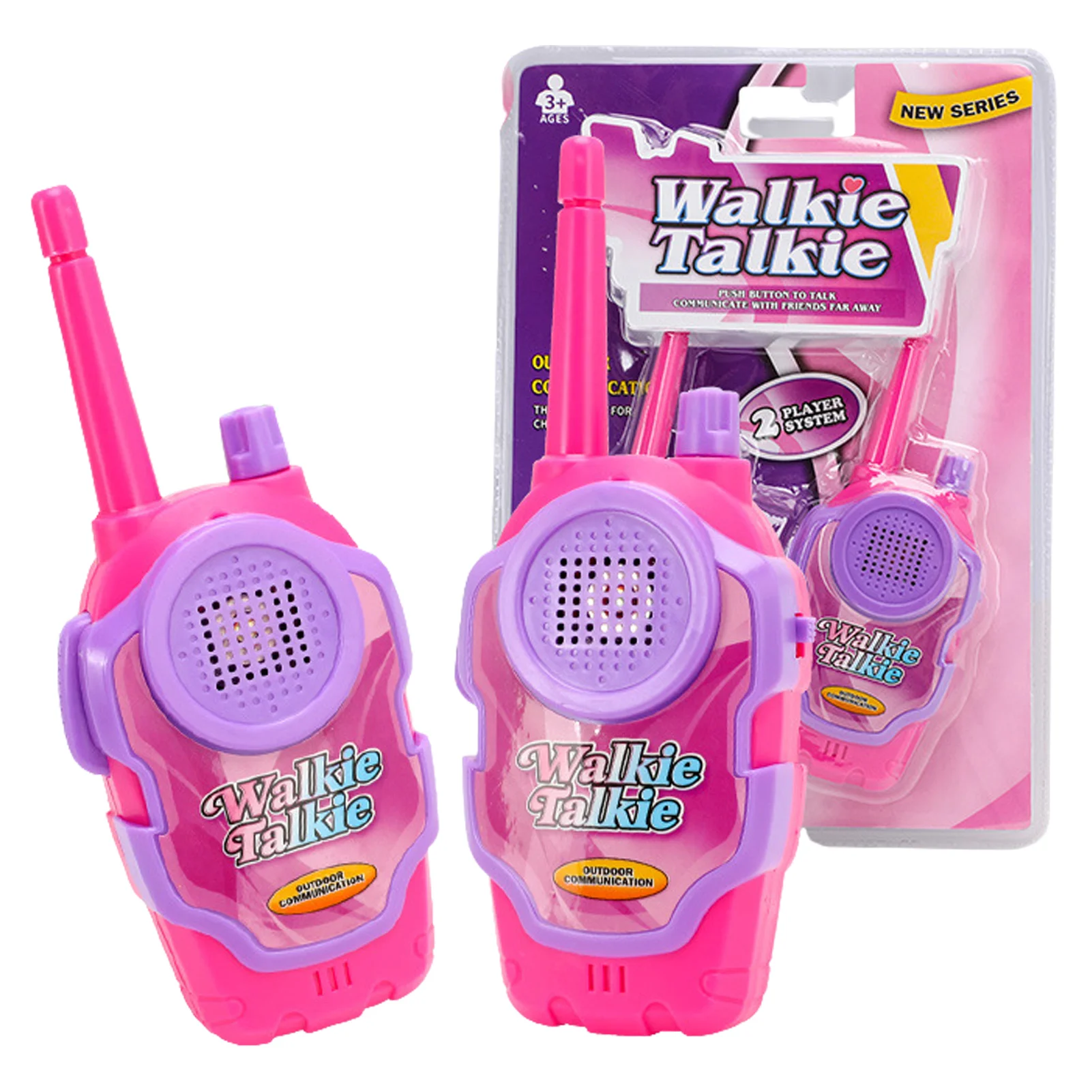 Walkie Talkie Toys Children 2 Pcs Children's Mini Radio Receiver Walkie-Talkie Kids Birthday Xmas Gift Child Toys For Boys Girls