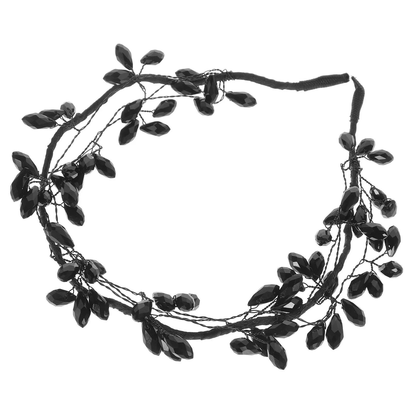 

Искусственная хрустальная повязка на голову с прозрачными каплями, стильная заколка для волос, аксессуар для вечеринок, выпускных, свадеб, модный головной убор для женщин