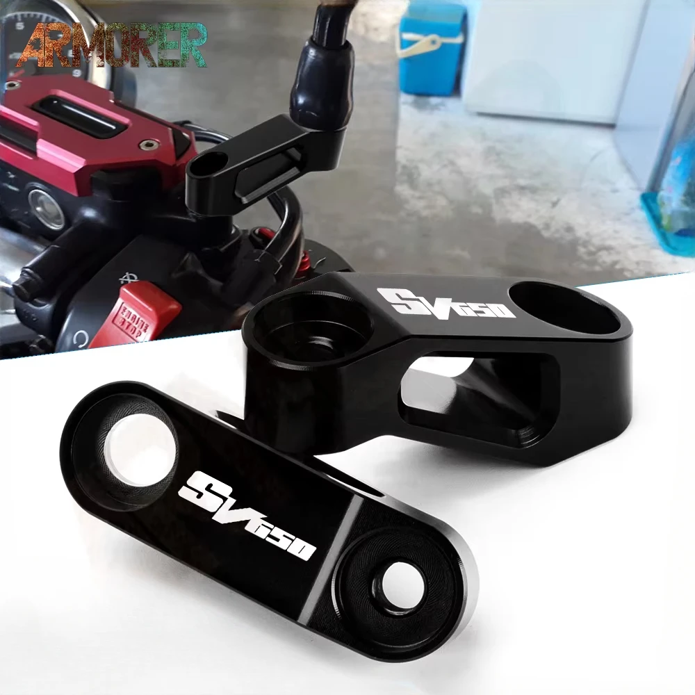 

Motorcycle Rearview Mirrors Extension Riser Extend Adapter Accessories 2021 2022 2023 For SUZUKI SV650 SV 650S SV650 SV650S