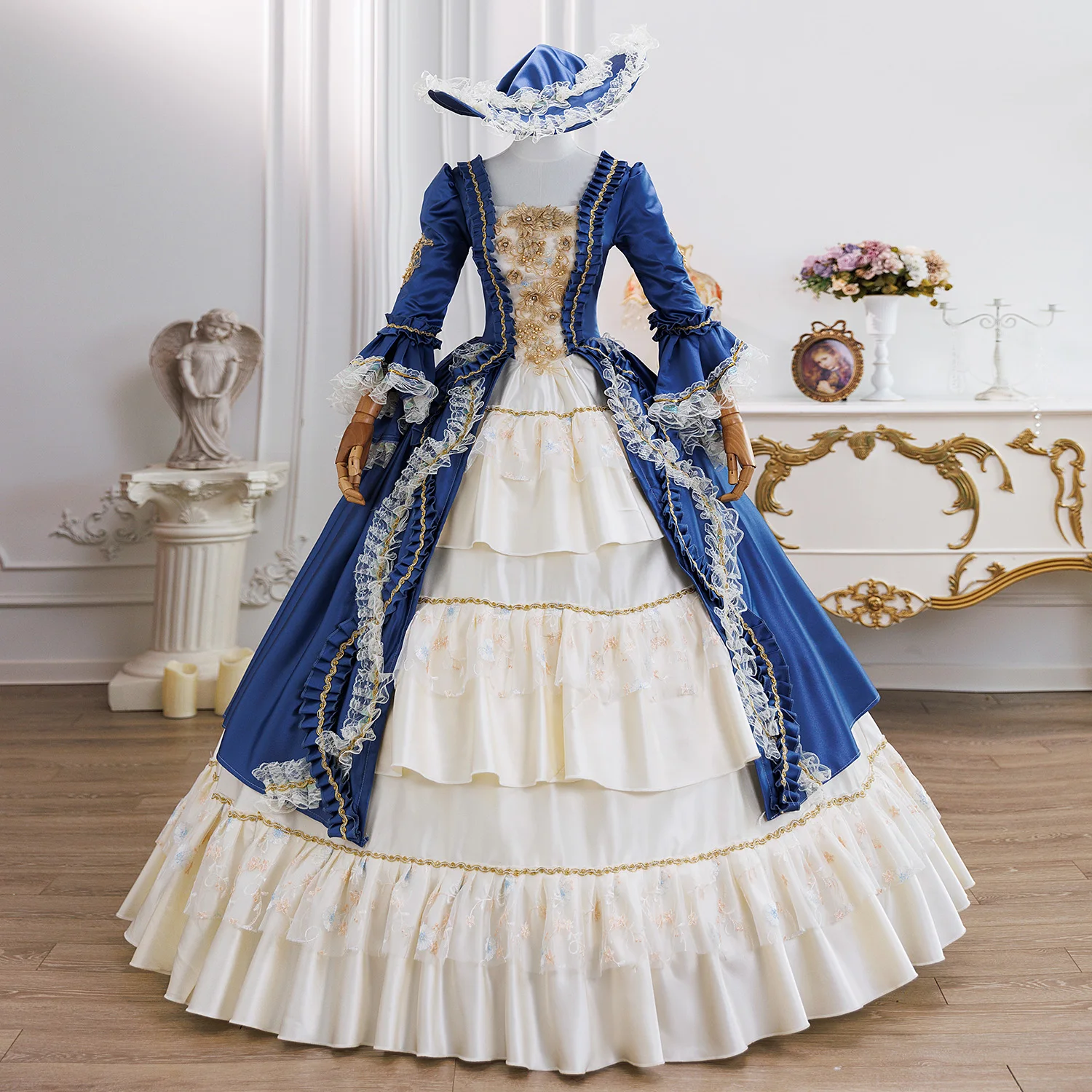 

Wedding Dresses Prom Dress Masquerade Marie Court Prom Baroque Victorian Renaissance Parade Historic Dress