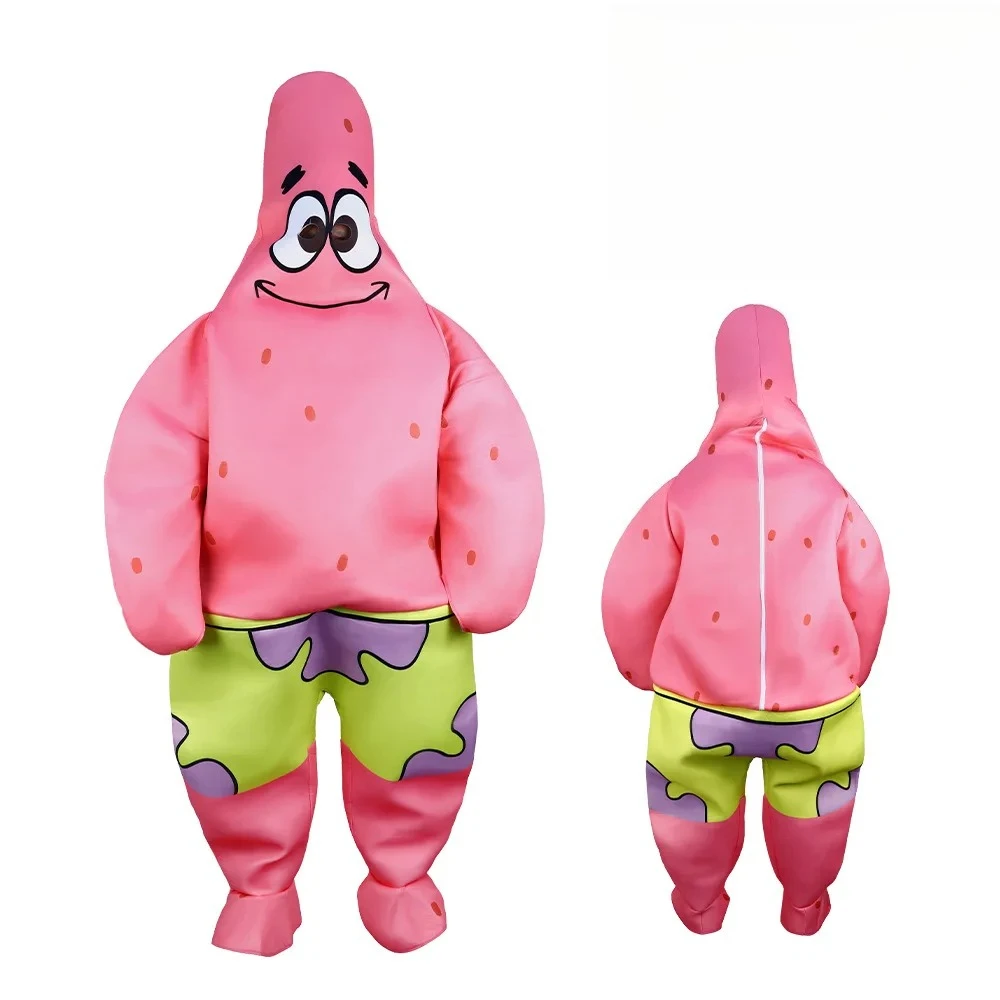 

Cartoon Anime SquarePants Cosplay Costume Sponge Patrickstar Jumpsuit for Women Girls Men Boys Halloween Carnival Party Outfits