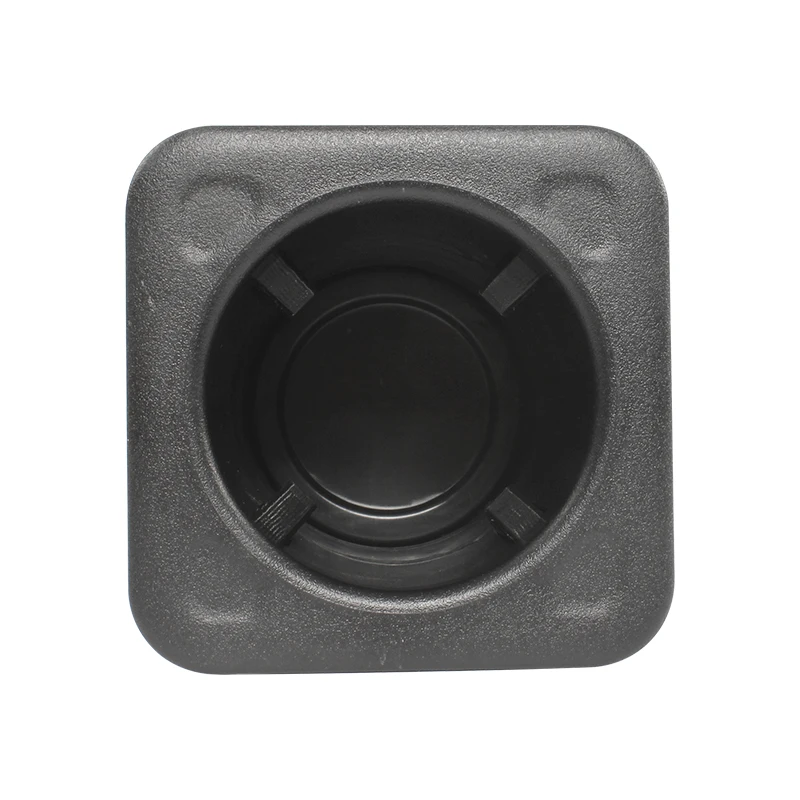 A campista RV do estilo atualizado do OEM parte a mesa de centro preta plástica do suporte de copo de chá