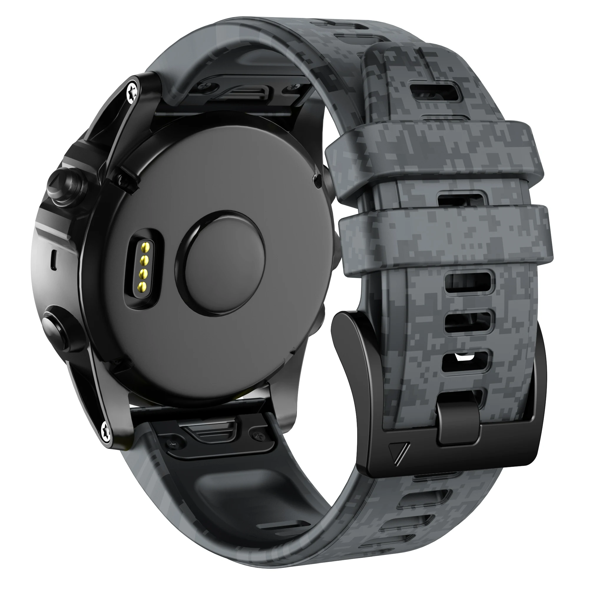 22 26mm pulseiras de silicone para garmin fenix 6x 6 pro 7 7x 5x 5 plus 3hr pulseira enduro epix gen 2 impressão pulseira