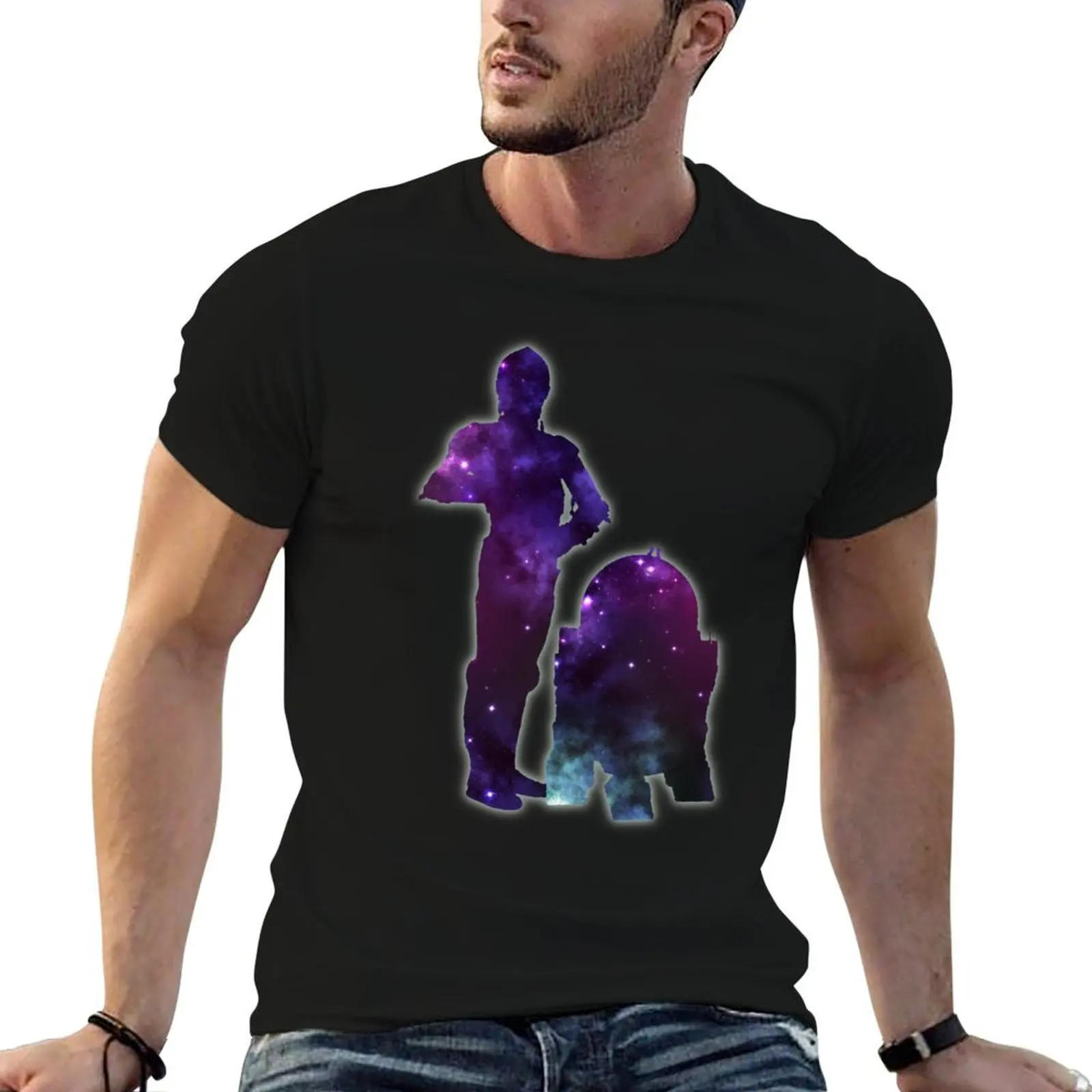 These are the Droids you're Looking For T-Shirt Trendy Print Short Sleeve T-Shirt