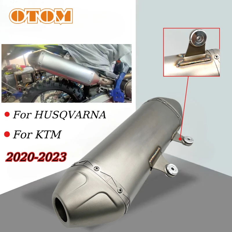 For KTM 2020-2023 Motorcycle Exhaust Muffler Pipe EXC-F FE 250 350 450 500 501 Stainless Steel Motocross Accessories 79705081000