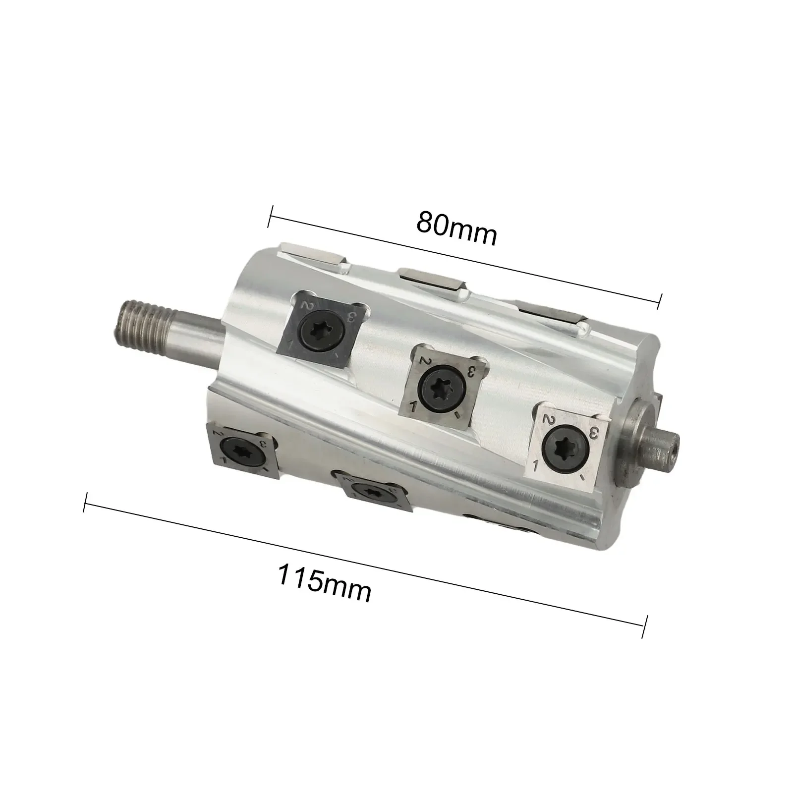 

Woodworking Spiral Knives Electric Planer Shaft with 80mm Blade Length and Aluminium Body Suitable for Various Projects