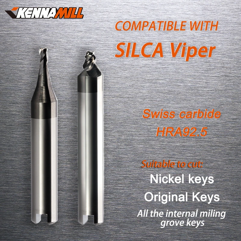 

Locksmith Tool Milling Cutter Compatible with Silca Viper Automated Key Cutting Machine Whole Swiss Carbide