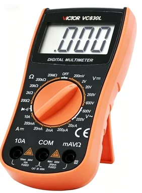 Victor Digital Handheld Multimeter Vc830L; Diode Test; Continuity Test