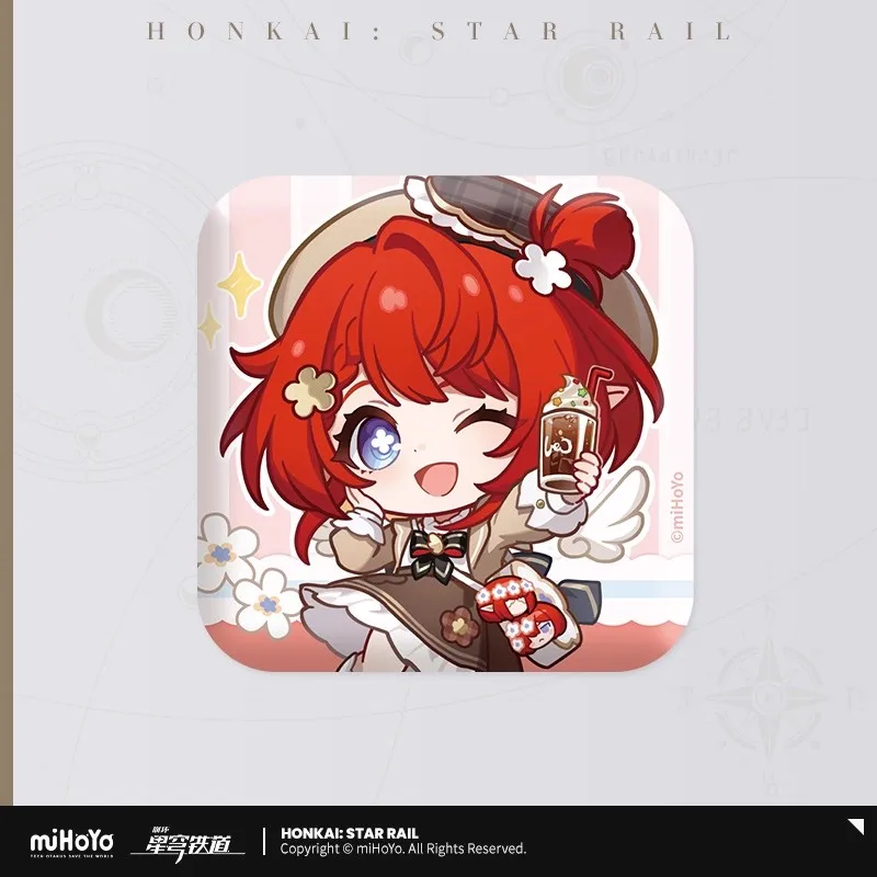 MiHoYo الرسمية هونكاي: StarRail حقيقية أنيمي قطار رحلة سلسلة لعبة المحيط Q نسخة صفيح شارة بروش الهدايا #2