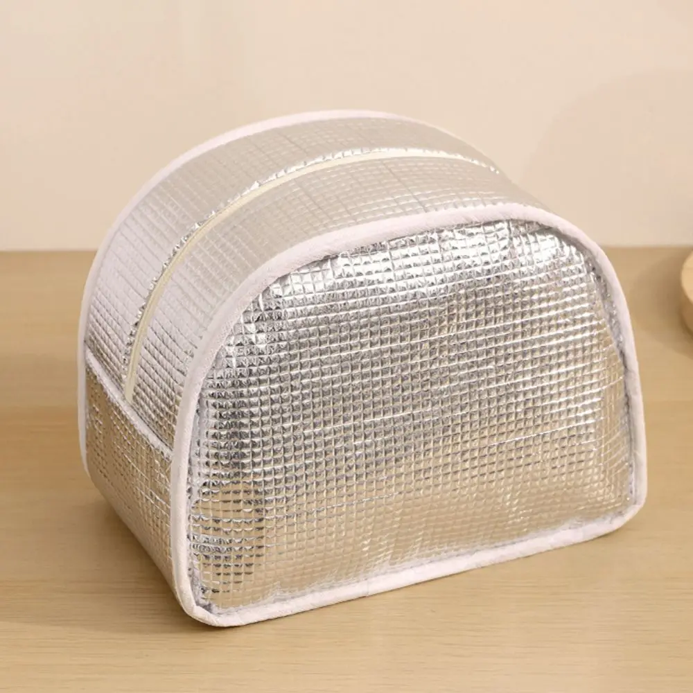 ハンドバッグ ジッパー コーデュロイ ランチバッグ 大容量 保温/保冷 ピクニックバッグ アルミホイル 化粧品収納バッグ 学校