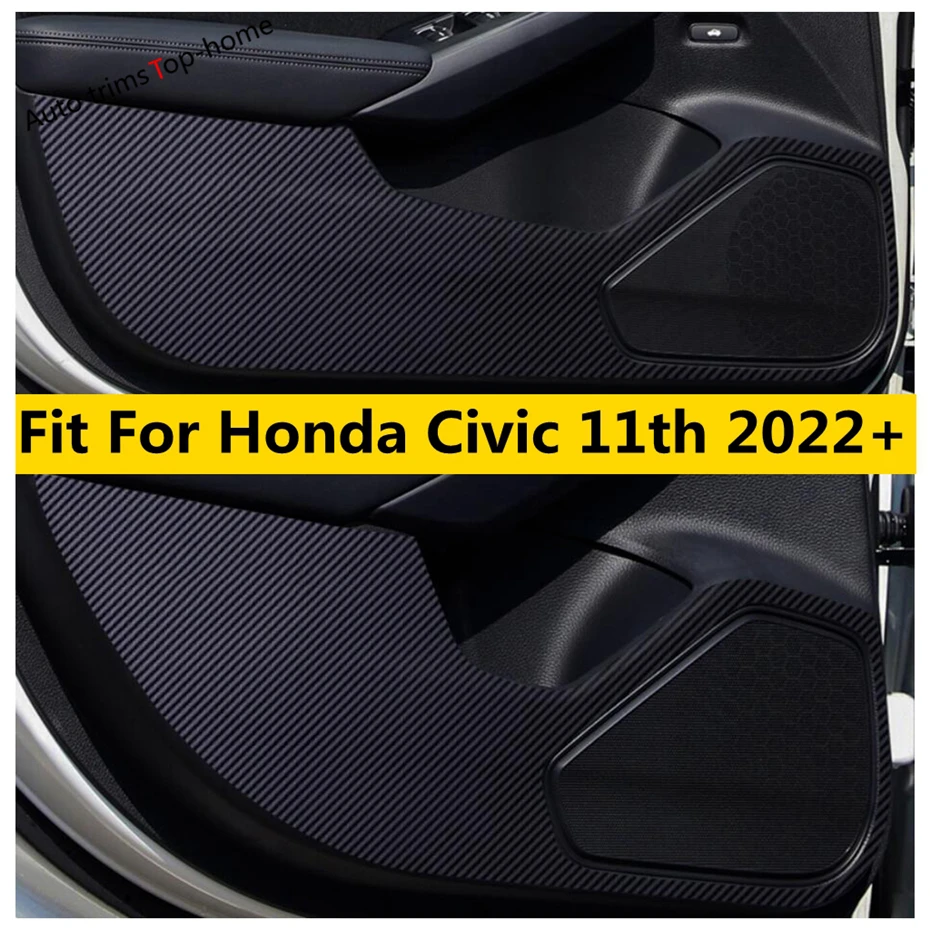 

Carbon Fiber Sticker Door Anti Kick Film Side Edge Protector Pad Cover Fit For Honda Civic 11th 2022 2023 2024 Car Accessories