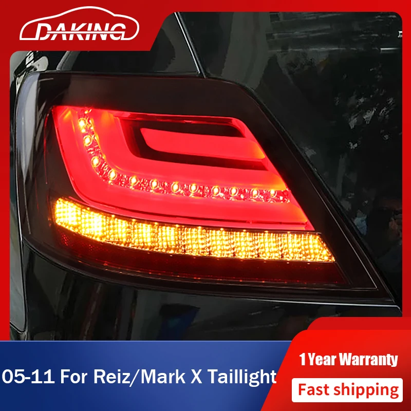 

Car Taillights for Toyota Reiz Mark X 2005 - 2011 LED Tail Lamp DRL Rear Turn Signal Brake Reverse Lights Automotive Accessories