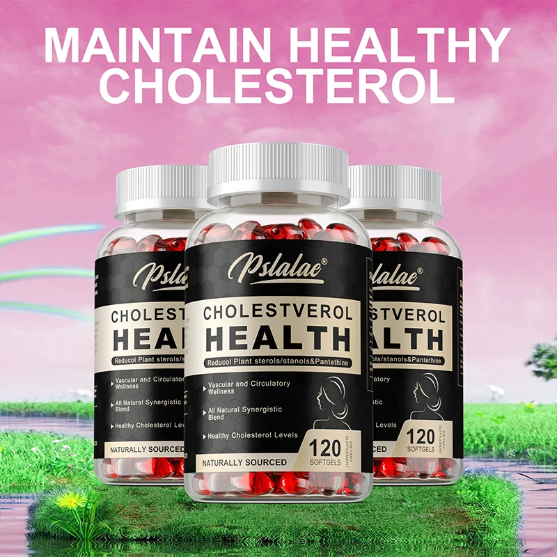 

Cholesterol Health Capsules - Supports Vascular and Heart Health, Maintains Cholesterol Levels, and Promotes Energy Metabolism