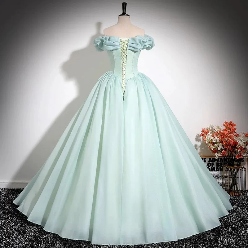 

Evening Gown, Women's New Style Banquet, Birthday Party Dress, Host Temperament, Student Mid To Long Length Wedding Dress