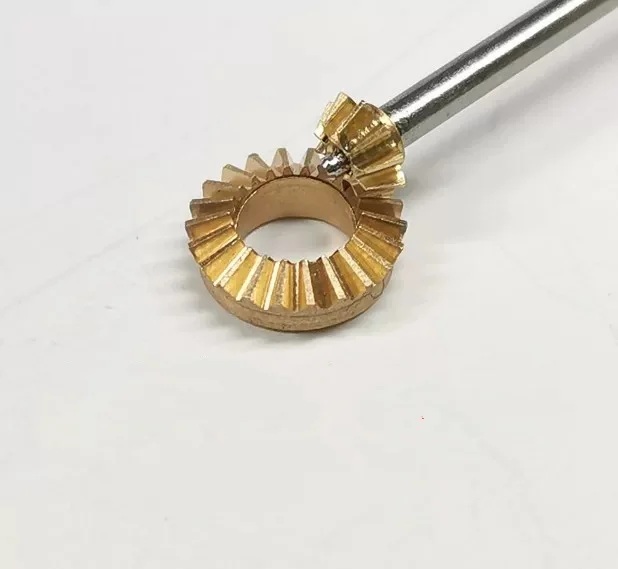 0.4-scale bevel gear 10-tooth/22-tooth, 90-degree bevel gear 1:2 transmission model car, miniature DIY
