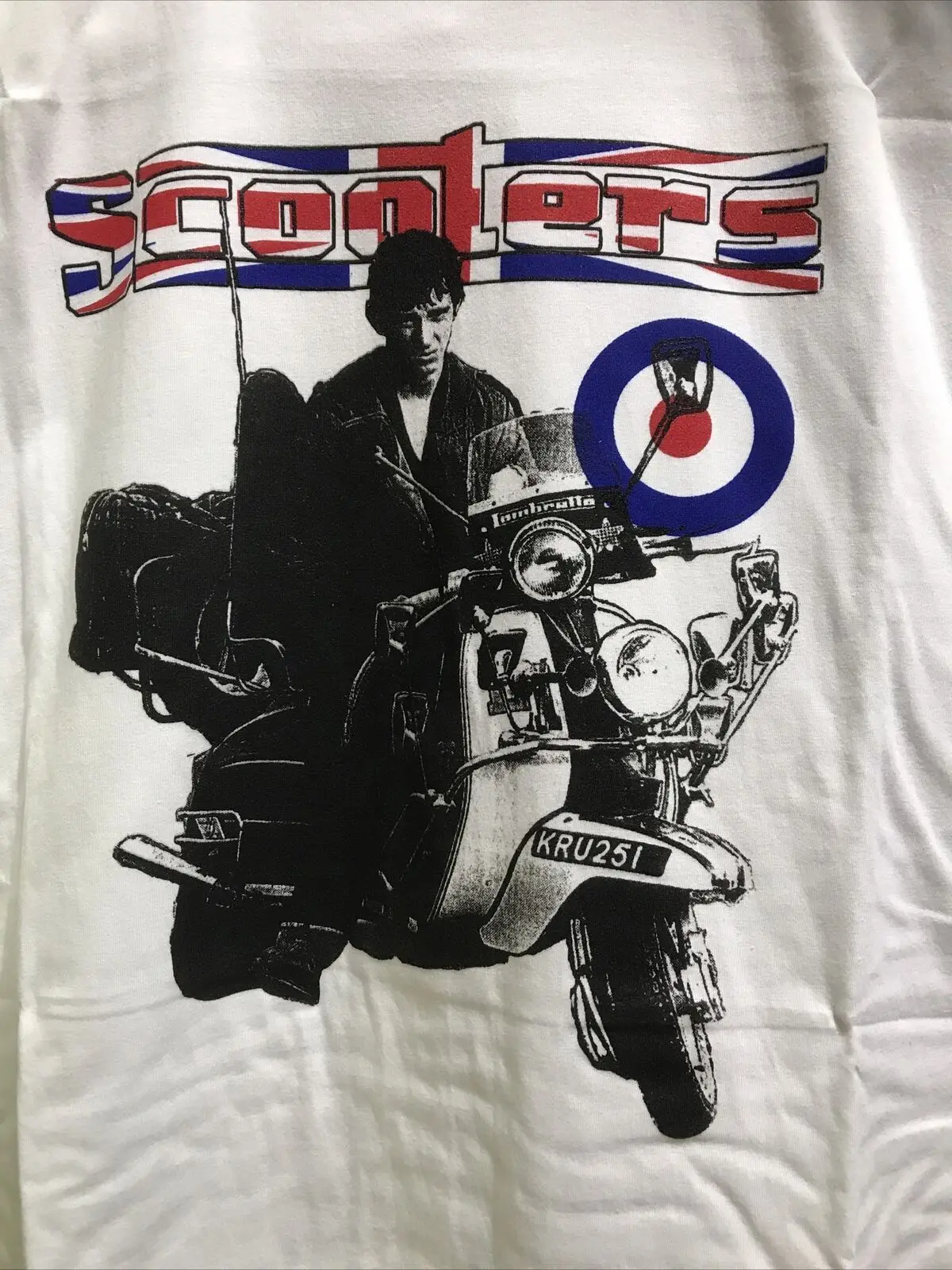 Scooters Jimmy Quadrophenia T shirt The Who Mods Lambretta Sizes Up To Xl