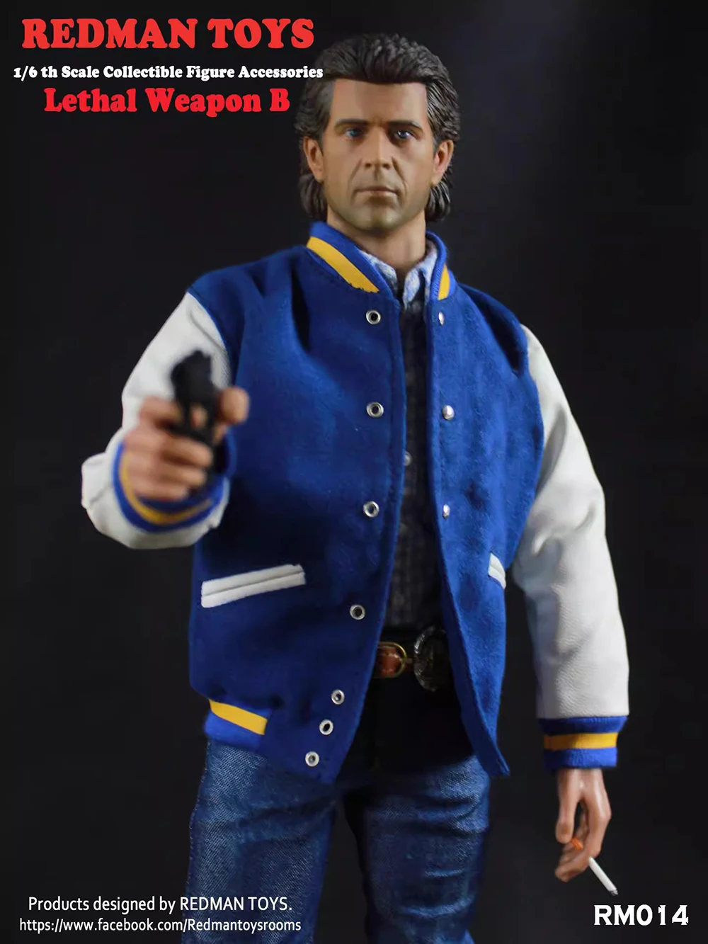 1/6 REDMAN TOYS RM015 Man Mel Gibson Head Dress Suit No Body Model Male Action Figure Platform No Motor For Fans Collect