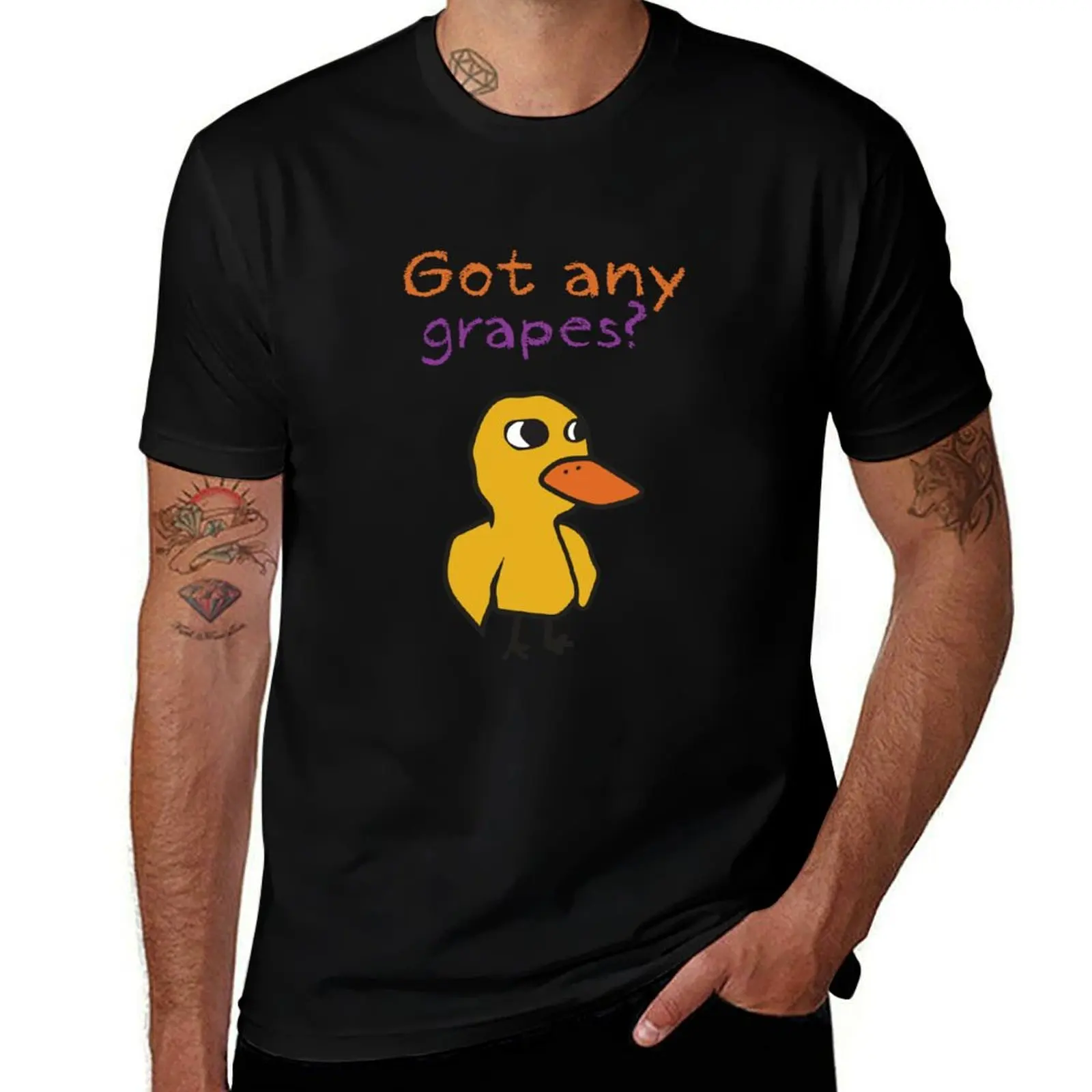 

t man shirts for any song oversize Duck t essential grapes, t T-Shirt shirt cotton funny shirts T-Shirt Got