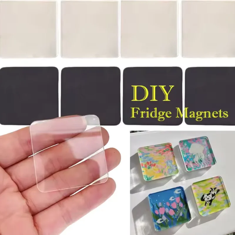 Handgefertigtes Magnetisches Kühlschrankmagneten-Materialpaket Kreatives DIY Acryl-Kühlschrankmagneten Souvenir-Geschenk – Detail 7