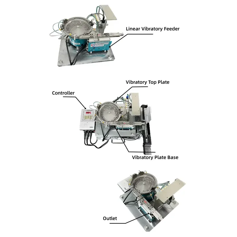 CE Certificate Wholesale Aluminum Vibratory Feeder Bowl for Electronic Components Automatic Parts Feeding System for