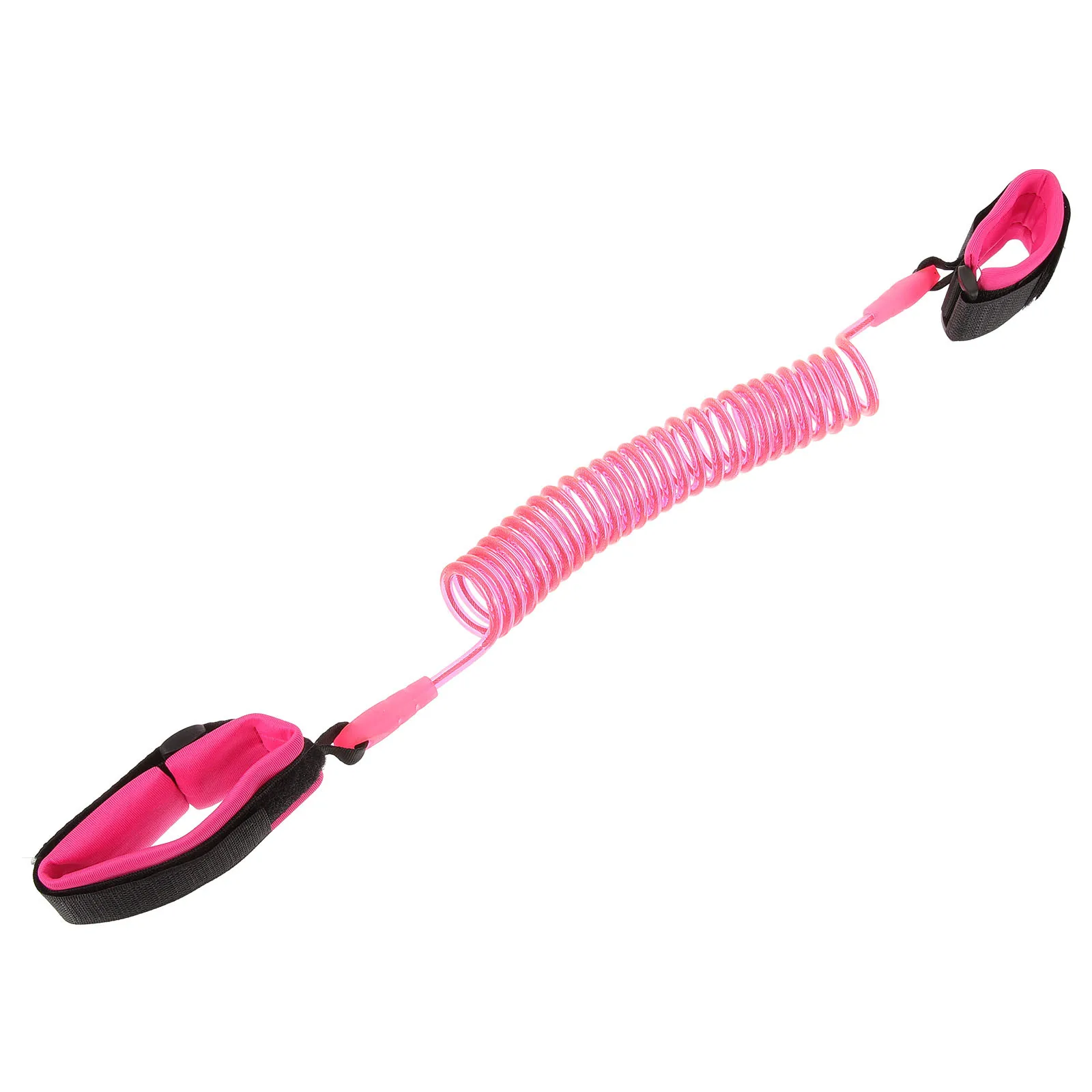 2.5m Kids Traction Rope Elastic Anti-Lost Safety Wristband Bracelet Harness Belt for Outdoor Activities Travel Trip Pink Size M